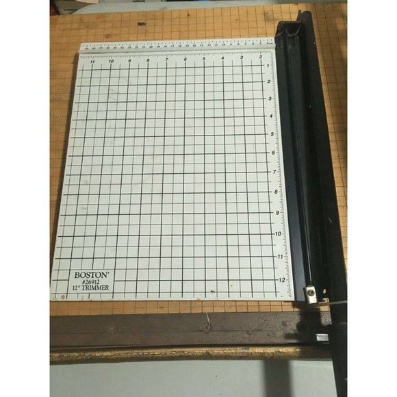 #FR2 Boston 12" Trimmer #26912 Paper Cutter Gray - Picture 1 of 2